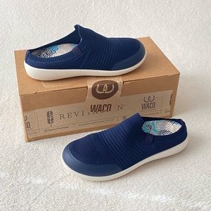 Spenco NWT Blissful Slide Color Dark Navy Mesh Women’s Size 7.5 M